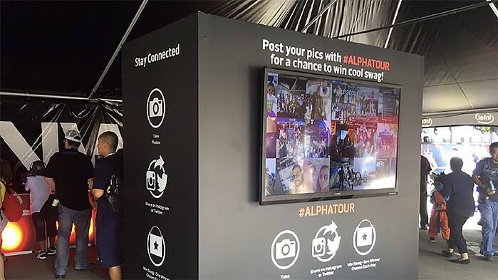 展會屏幕，展會現場，展會